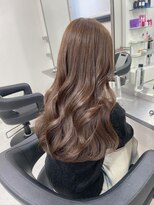 Valone Tokyo レイヤーカット/韓国ヘア/髪質改善【12/1NEW OPEN（予定）】&nbsp;ba11497_ブリーチ無しダブルカラーヘーゼルブラウン韓国風波巻き