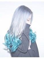 ヘアーエクステンド エフ 渋谷(f)&nbsp;アイスシルバーターコイズ