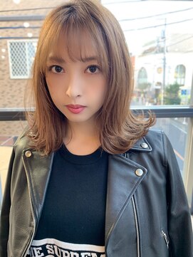 マリアバイアフロート(Maria by AFLOAT) ブランジュスパイラルネイビーカラーフレンチボブ