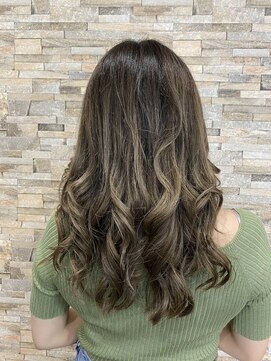 タイム(Time) シールエクステでバレイヤージュ風スタイルに^ ^