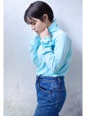【roijir 表参道】大人耳掛けショート×ウェットスタイリング