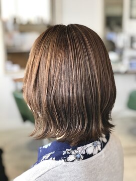 ポンテ 福津店(ponte) ハイライト×外ハネボブ