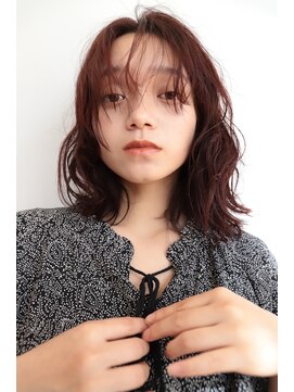 バイオレット ナゴヤ(Violet Nagoya) 透け感あるボブのニュアンスパーマでフレンチカジュアル♪