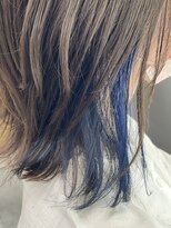 カーサ バイ ハミュウ たまプラーザ(CASA by Humium)&nbsp;20代30代大人可愛いインナカラー透明感ブルー外ハネボブ