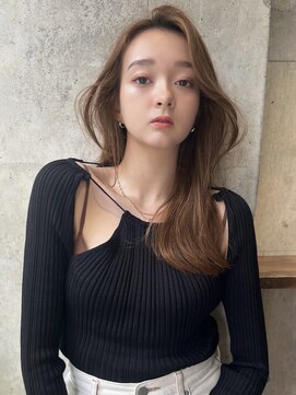 サイン 表参道(SIGN) バレイヤージュハイライトカラーインナーカラーレイヤーカット