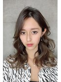 10代20代30代40代 セミロングウェーブヘアー　藤沢