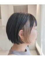ロム ショートボブ/ニュアンスカラー/ヘルシースタイル/30代40代