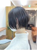 【白髪染め可】ボブショート ビフォアー&アフター