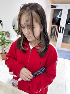 ヨーロ(yolo) フェイスフレーミング×ブロンド