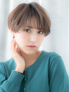 ドクターズ サロン ラブ(Dr's Salon LAB) ミルクティーアッシュ小顔丸みショートo古河20代30代40代