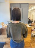 切りっぱなしボブ