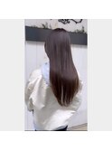 ロング/アースベージュ/髪質改善/酸性ストレート/艶髪/京成小岩