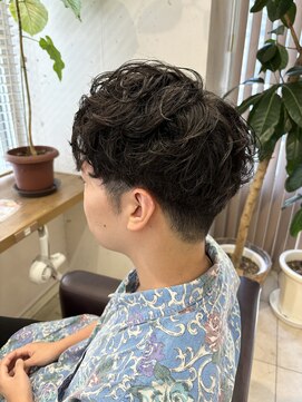 ラッド(Rad) 【メンズ】マッシュショート ナチュラルパーマ