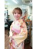 【振り袖】着付け＋ヘアセット