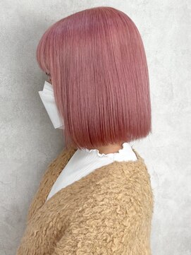 ルノン フィージュ(LUNON fieju) イメチェンヘアスタイルホワイトブロンド外ハネボブ美髪のススメ