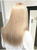 【横浜/横浜駅】透け感ベージュ×髪質改善
