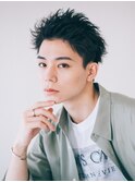 スパイキーショート/メンズカット/束感ヘア/ビジネス