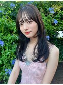 ハイレイヤー/ミディアム・ロング/20代/30代/顔周り・フェイス
