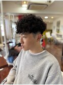 石橋阪大前/スペインカール/スパイラル/ツイスト/メンズカット