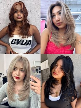 エゴ 池袋(EGO)の写真/ハイトーンカラーに合わせた似合わせカット#レイヤーカット#ロングヘア#ハイトーン#ブリーチ#ダブルカラー