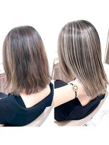 アッシュ 大宮店(Ash)&nbsp;バレイヤージュBeforeAfter5