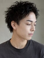 フィフス 渋谷(fifth)&nbsp;渋谷メンズスパイキーショート緩めピンツイストスパイラルパーマ