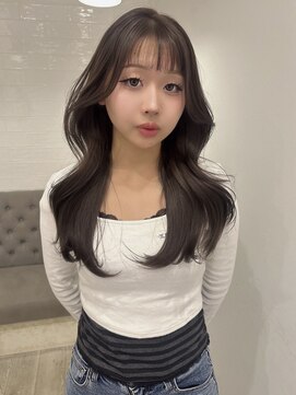 ラヴィズム 松崎店(LUVISM) 韓国/顔周りレイヤー/おくれ毛/ベージュ/ダブルカラー/東区/松崎