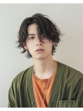 ヘアー アイス 御器所本店(HAIR ICI) 韓国風ツイスパ×マッシュ清潔感無造作束感スタイル