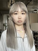 スリバー(sliver)&nbsp;ブリーチハイライト髪質改善ダブルカラーレイヤーカット