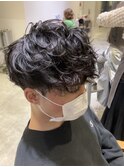 カット、ツイストスパイラルパーマ