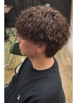 ダスティ穂高店 縦落ちパーマ_ツイストスパイラル_メンズパーマ