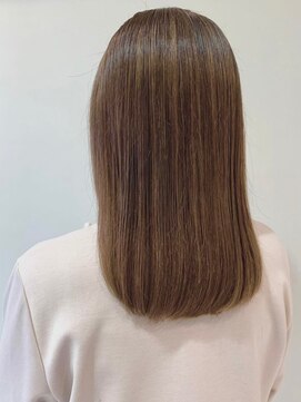 ヘアーアンドメイク アンジュ 中野店(Hair&Make ange) マットベージュ×白髪ぼかしハイライト