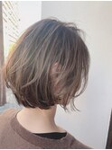 丸みショートボブ