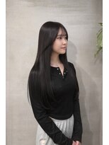 ヘアアンドビューティー クローバー(Hair&Beauty Clover)&nbsp;ブルーブラックカラー/低めレイヤー