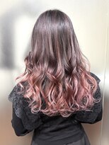 ワンスタイル(One style) 【ケアブリーチ2回】バレイヤージュ+髪質改善トリートメント
