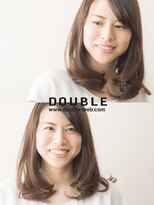 ダブル(DOUBLE) ムード漂うウェーブでふわっと柔らかな空気感を表現
