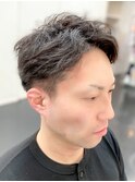 メンズショートパーマスタイル