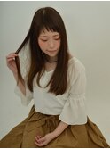 モテ髪ストレート