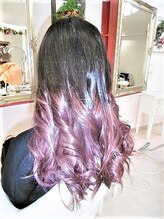デザインヘアーピアジェ 八木店(DESIGN HAIR PIAGET)&nbsp;☆キララグラデーションカラー☆白髪もしっかり染まってオシャレ
