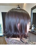 切りっぱなしワンレン(外ハネver.)