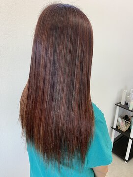 エー(...a) ハイライトオンカラー赤