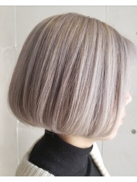 パープル(purple) ホワイトパール