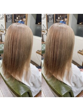 ヘアーサロン リバース(Hair Salon Rebirth) 【防府/Rebirth】ホワイトベージュ