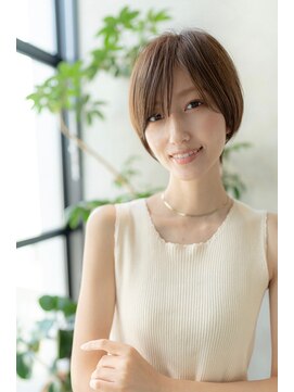 ハバナ 天神(HAVANA) 大人かわいい小顔ショートボブ/くすみベージュ/20代30代