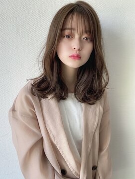 ミチオノザワヘアサロンギンザ 静岡店(Michio Nozawa HAIR SALON Ginza) ゆるっとレイヤー×ラベンダーベージュ