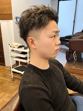 アイリーヘアデザイン(IRIE HAIR DESIGN) 【IRIE HAIR赤坂】アップバング×スパイラルパーマ