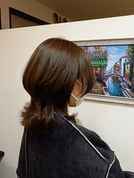 ロペヘアリッシェル(LOPE hair Richel) 【LOPEhair Richel/オーハシ】春色ピスタチオウルフ