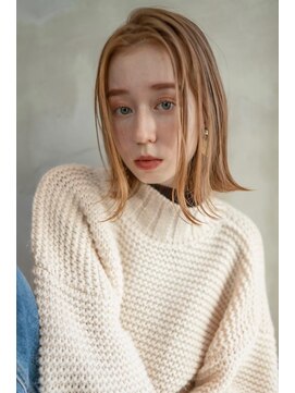 オースティン 流山おおたかの森(AUSTIN) 大人かわいい前髪セシルカットココアブラウンフリンジウェーブ