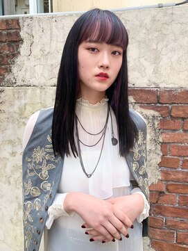 ミウミウヘア(miu miu hair) 顔まわりインナーカラーlavender♪