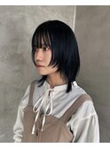 ウルフ　前髪パッツン